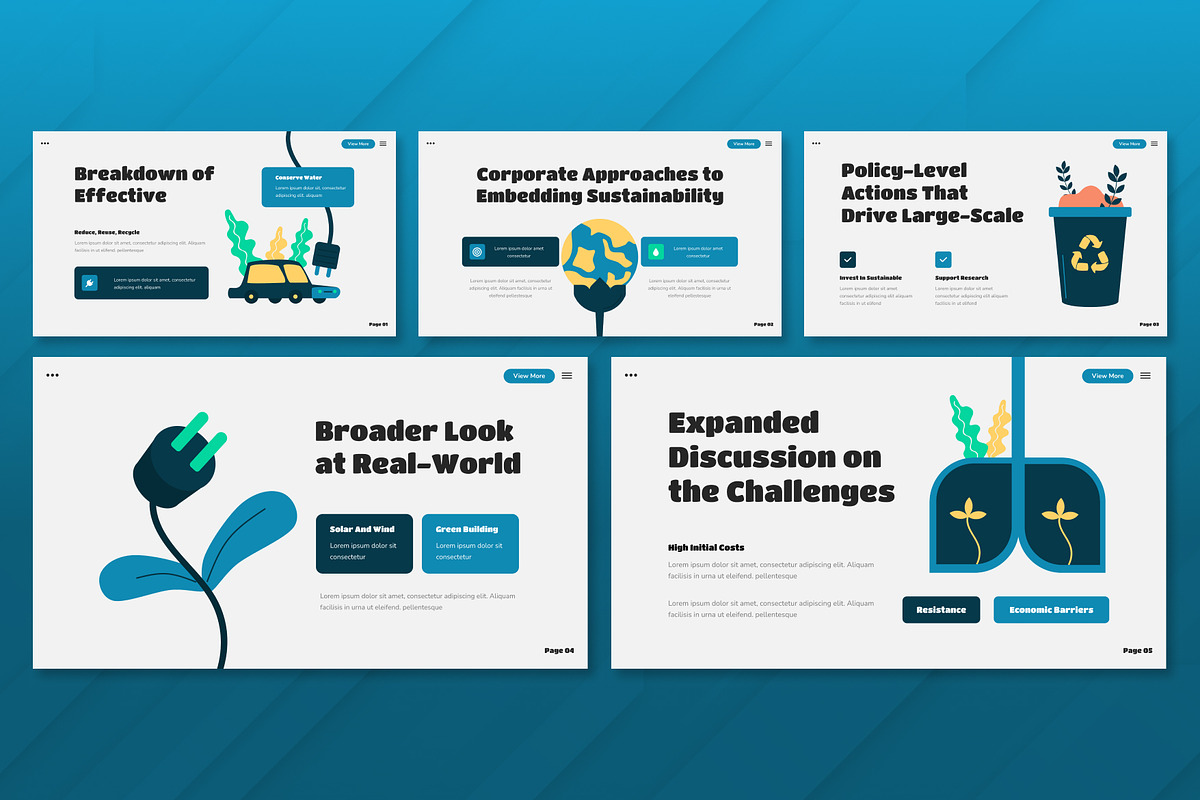 Eco Sustainability Infographic, a Presentation Template by Antstheme (Photo 3 of 3)