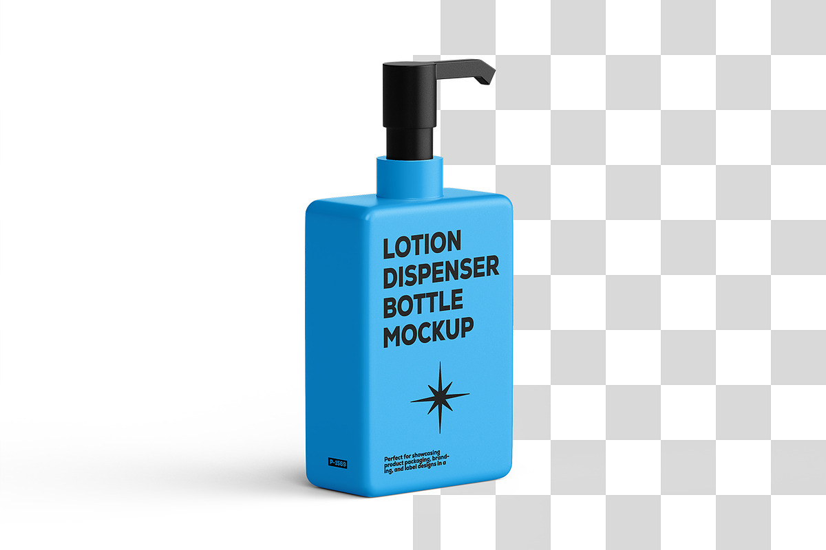 Lotion Dispenser Bottle Mockup, a Household Mockup by Ram Studio LLC (Photo 3 of 16)