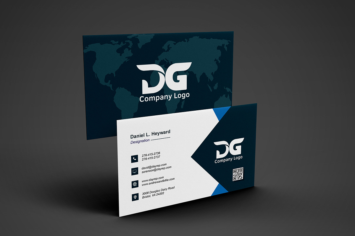 Business Card Template Corporate preview 3