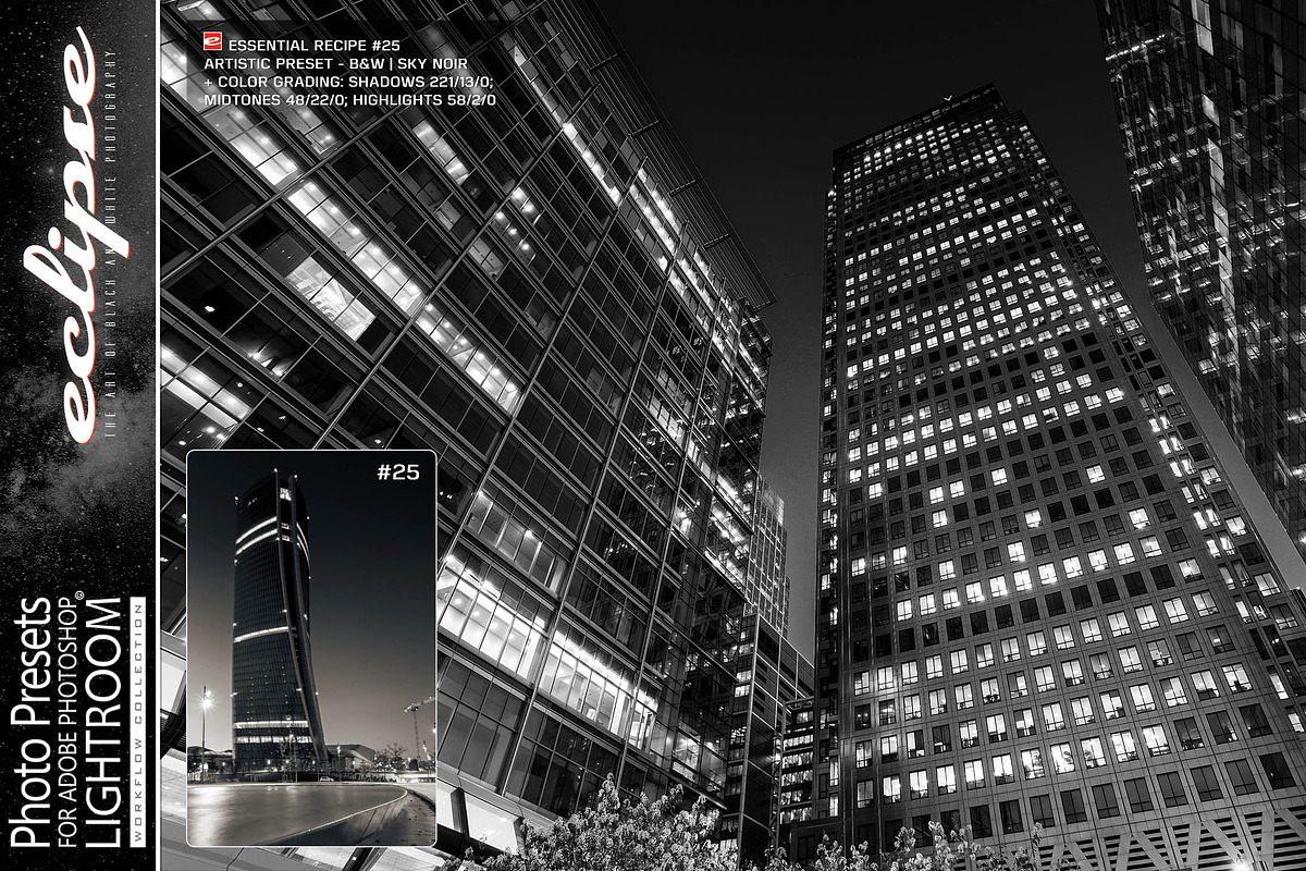 Presets for Lightroom / ECLIPSE B&W, an Action Add-On by Miracle_Design (Photo 18 of 22)