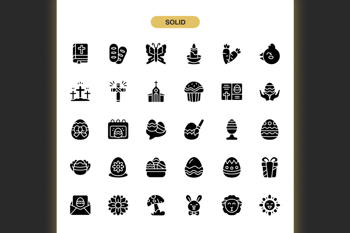 Easter Day Icons, an Icon by Spacepixel Creative (Photo 3 of 3)