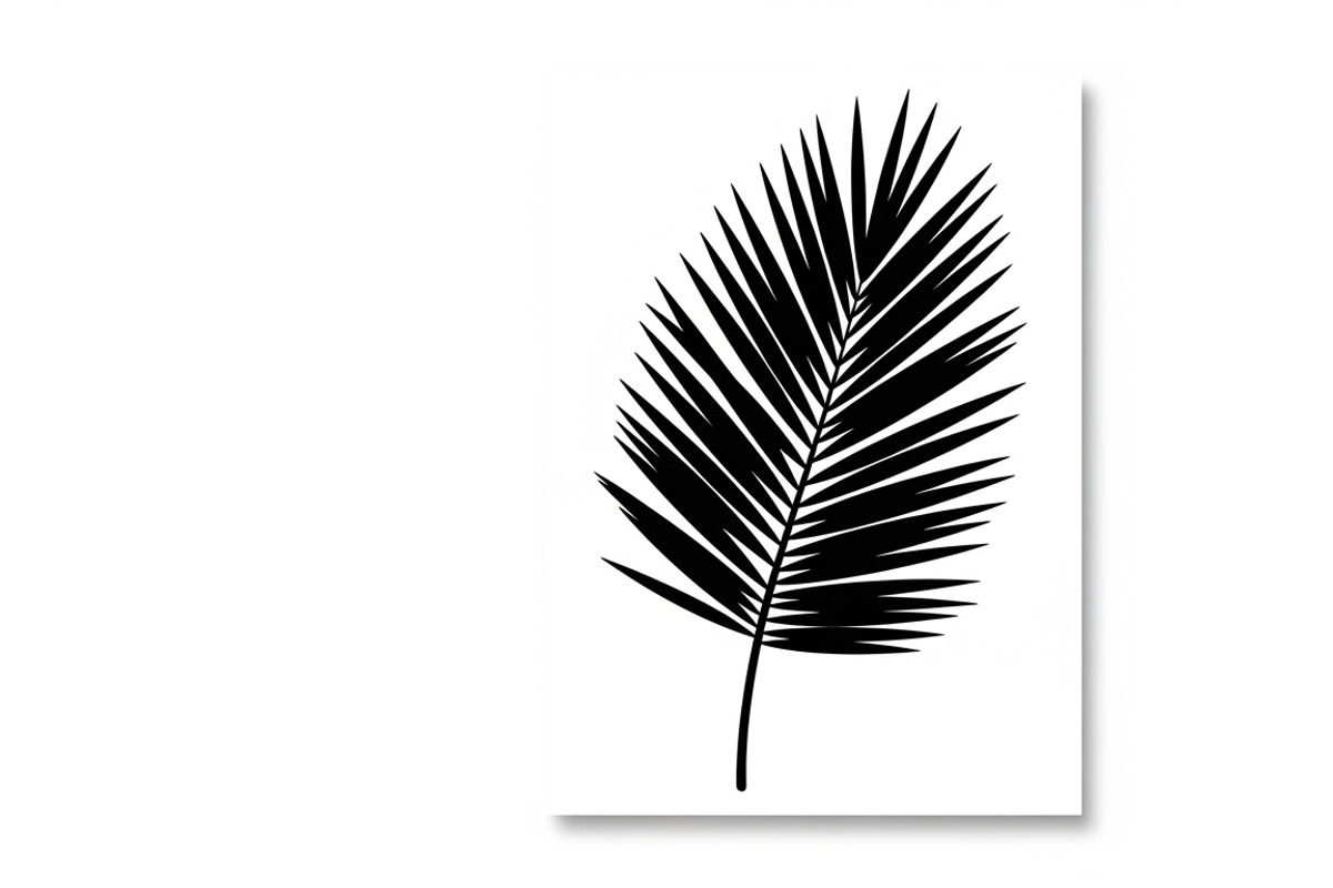 Stylish tropical palm wall decor, an Illustration by Amazin_art (Photo 16 of 33)