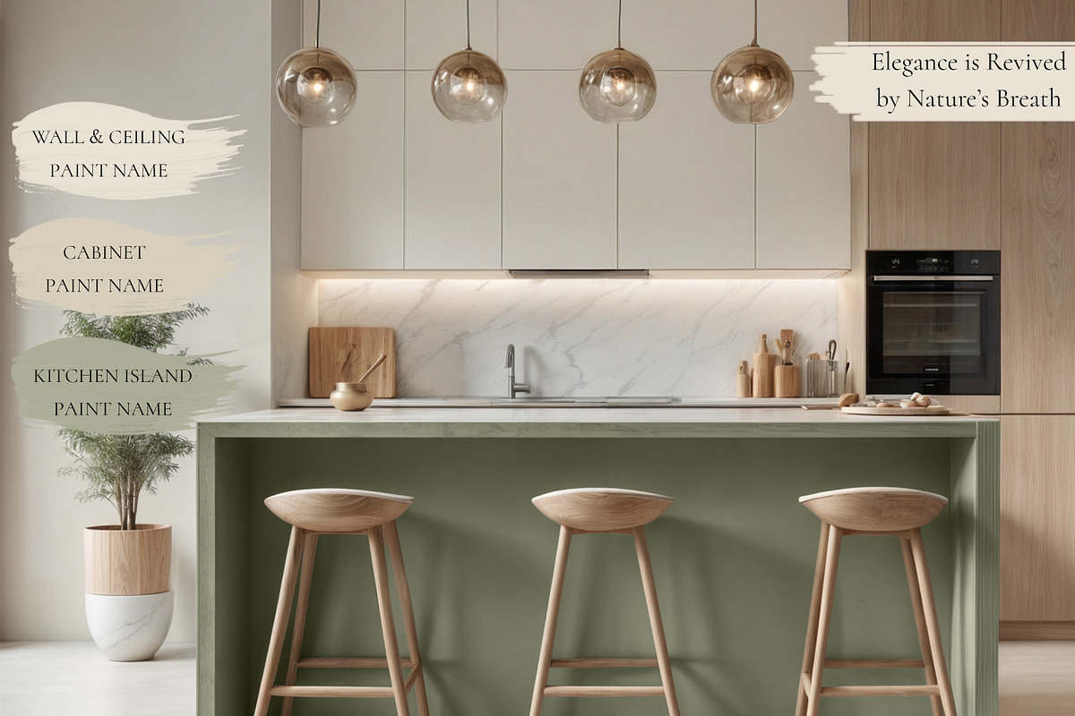 Clary Sage Home Paint Palette SW6178, a Presentation Template by CONCEPT COLORS (Photo 4 of 9)