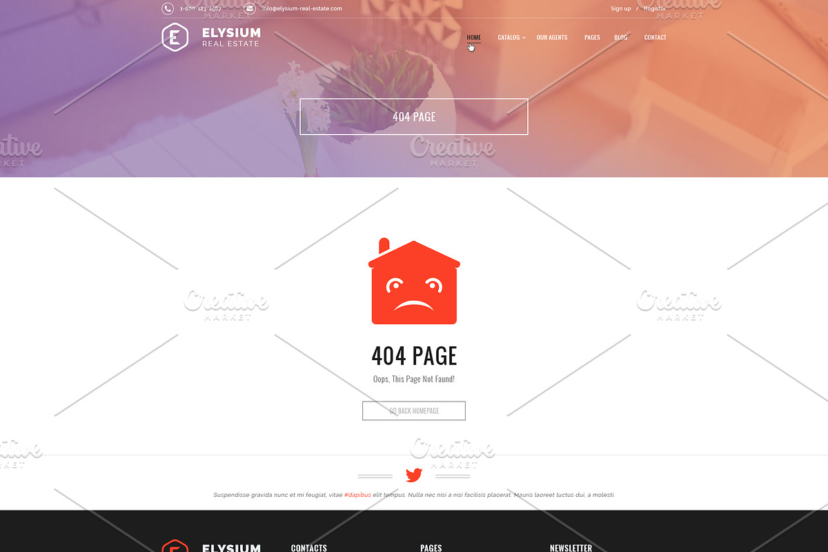 Elysium - Real Estate PSD Template, a Websites & App Template by ArtStyles (Photo 25 of 29)