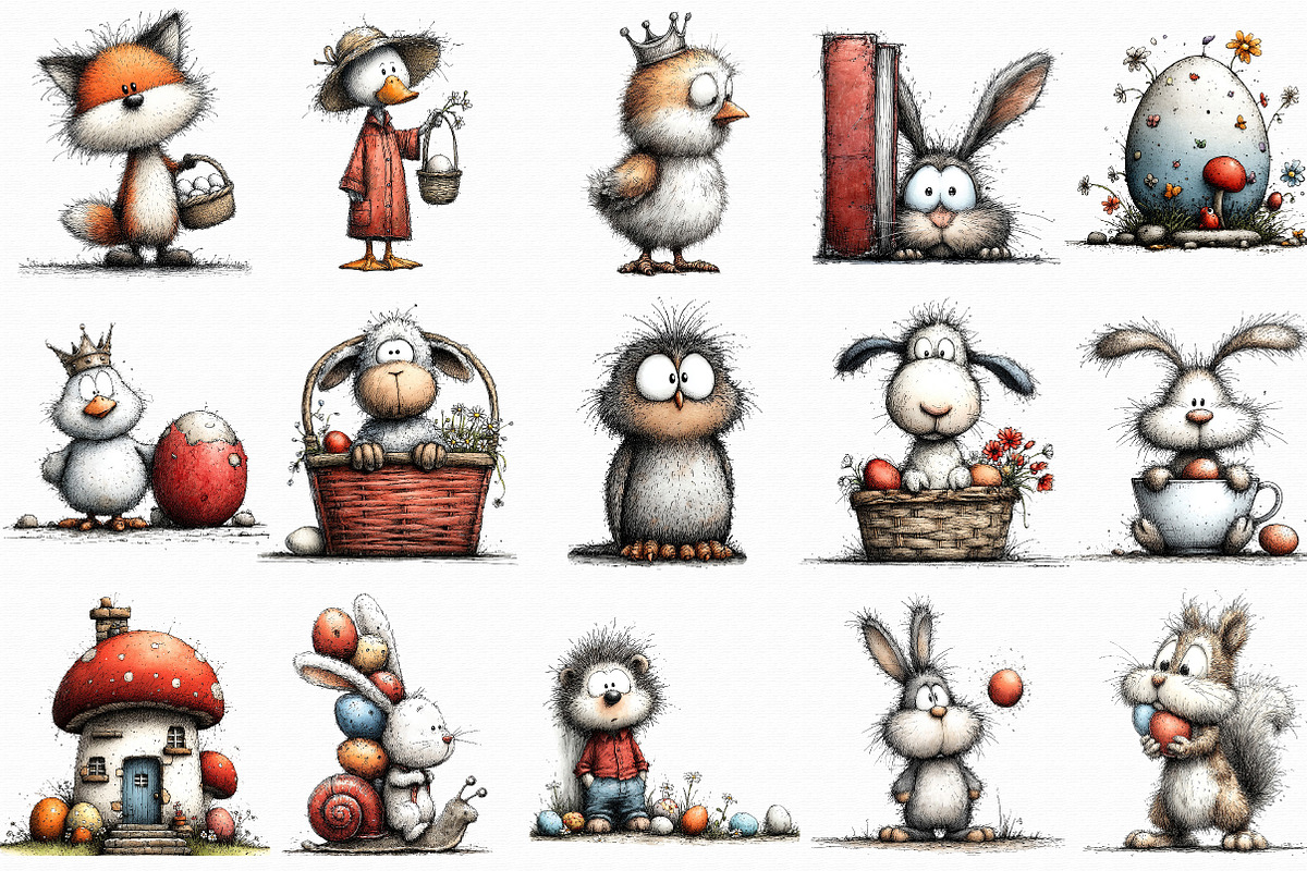 Whimsical Easter Storybook Bundle, an Illustration by Libby Wishes (Photo 4 of 5)