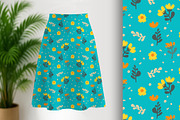Blue Abstract Floral Seamless, a Pattern Graphic by Sharon Schwalbe (Thumbnail 1 of 4)