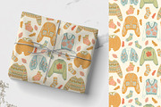 Autumn Knitwear Vector Clipart, a Seasonal Illustration by Carpet Tapete Pretzel (Thumbnail 4 of 5)