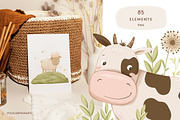Family Farm animals baby collection, an Animal Illustration by polikarpovaart (Thumbnail 12 of 14)