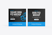 Square Softcover Book Mockup, a Books & Magazine Mockup by SimplDesign (Thumbnail 7 of 13)