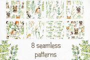 70% off. Bundle. Woodland animals., an Animal Illustration by TaPilipa (Thumbnail 16 of 38)
