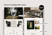 Wedding Website Template Canva, a Landing Page Template by Warmsoulgallery (Thumbnail 4 of 10)