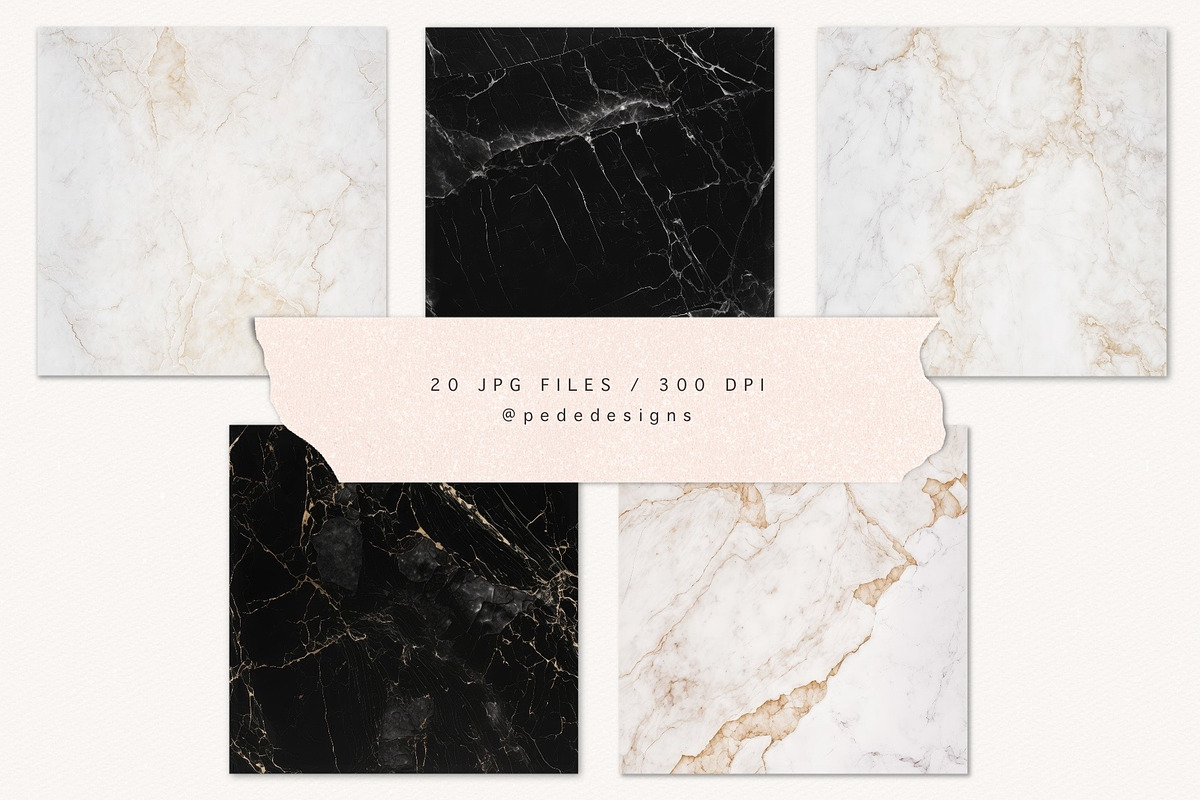 Elegant Stone Marble Backgrounds, a Texture Graphic by PeDe Designs (Photo 3 of 5)