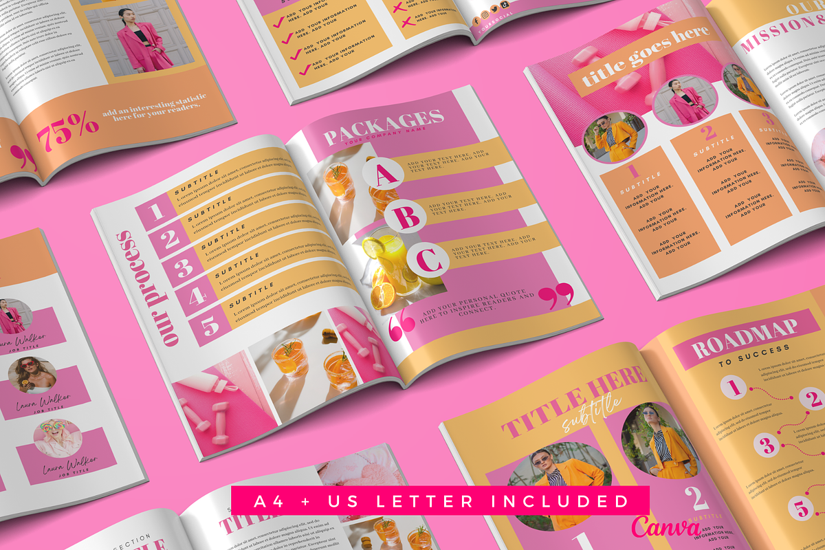 Colorful Canva Ebook Template, a Marketing Template by Oh So Social Boutique (Photo 2 of 4)