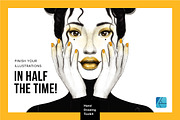Hand Drawing Toolkit for Affinity, a Brush Add-On by Riveros Illustration (Thumbnail 5 of 8)
