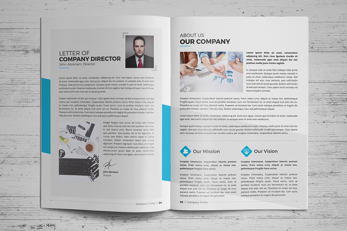 Company Profile Brochure, a Brochure Template by Miyaji75 (Photo 4 of 19)