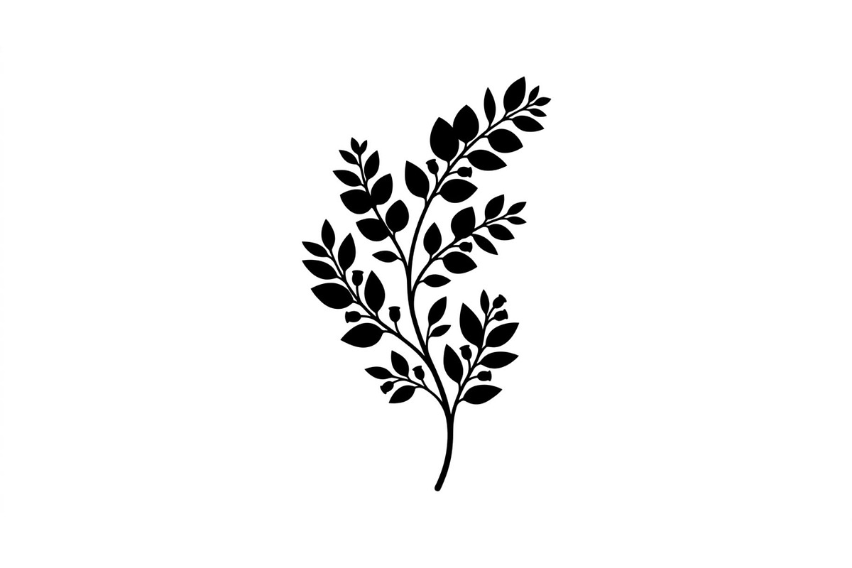 Eucalyptus Foliage Silhouette Set, an Object Graphic by Designs_River (Photo 2 of 3)