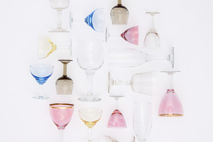 Pattern of wineglass and glass stock photo containing goblet and bumper