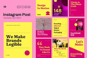 Creative Studio Social Media Post, a Social Media Template by Pitchlook.Studio