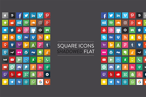 1050 Social Media Icons