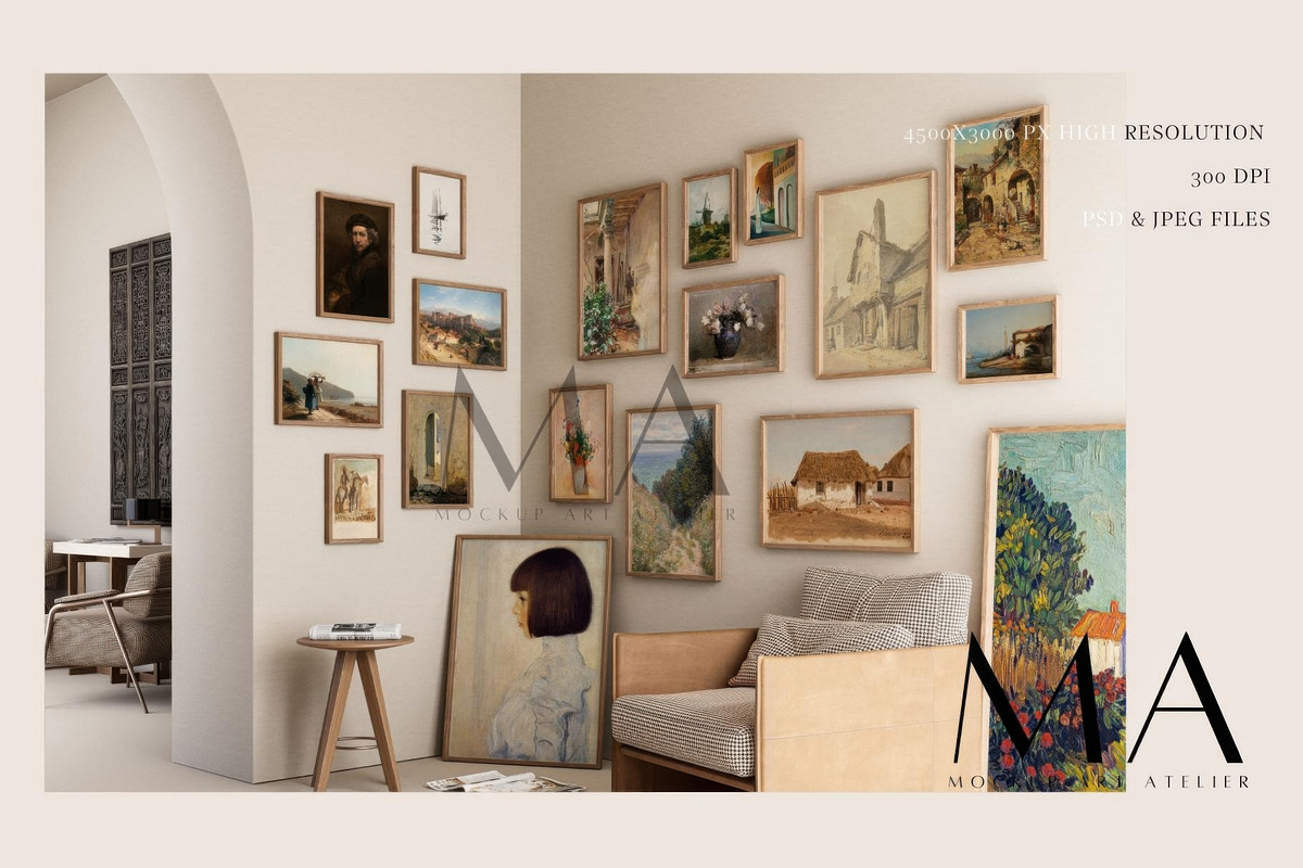 1000+ Mega Frame Mockup Bundle, a Household Mockup by Mockup Art Atelier (Photo 20 of 43)