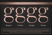 Delcy Vintage, a Serif Font by Craft Supply Co. (Thumbnail 5 of 8)