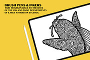 Ink and Paint Procreate Brushes, a Brush Add-On by Tim Hankins Design (Thumbnail 4 of 5)