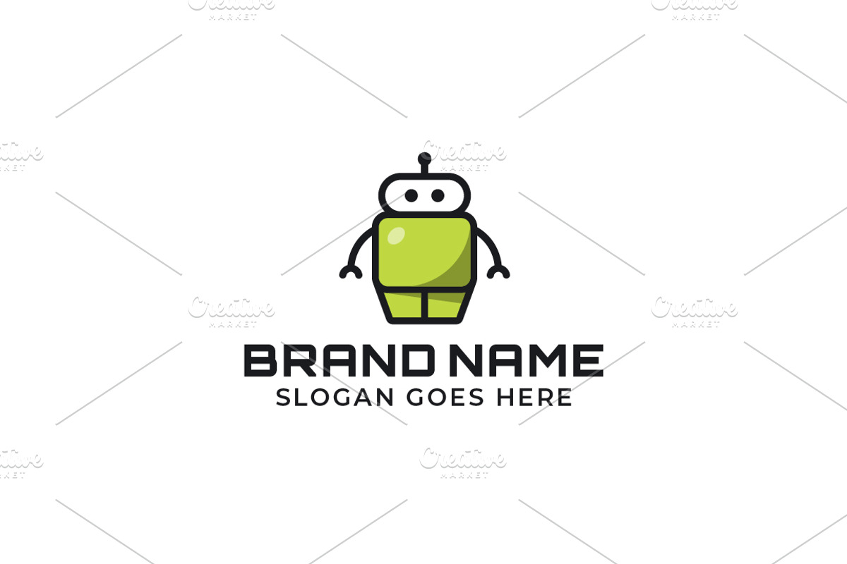 Robot Logo Design, a Branding & Logo Template by pne-design (Photo 2 of 3)