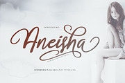 Aneisha Script, a Script Font by Jhoel Design (Thumbnail 1 of 7)