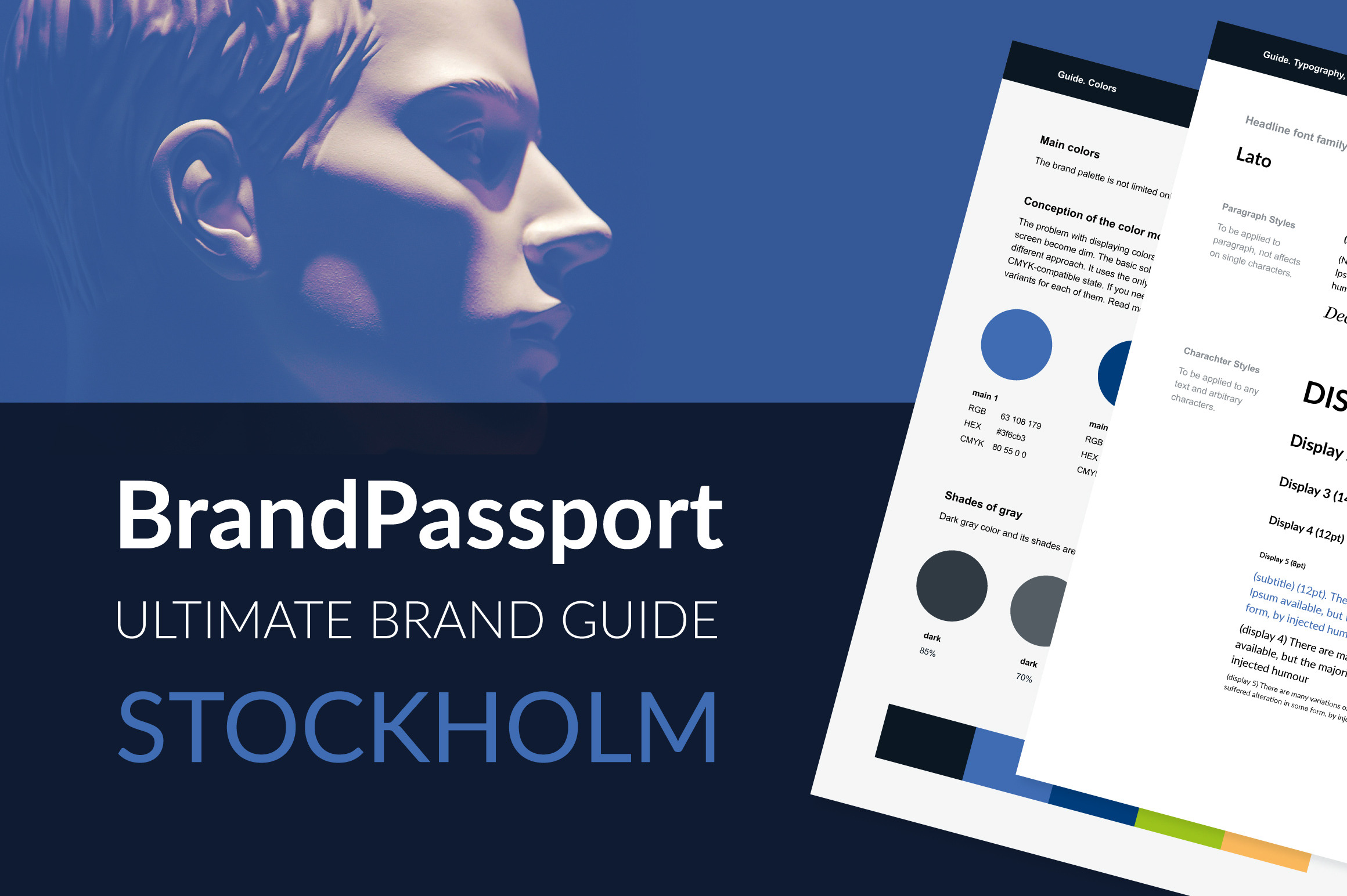 Ultimate Brand Guide Kit Stockholm by Popskraft  Creative Market
