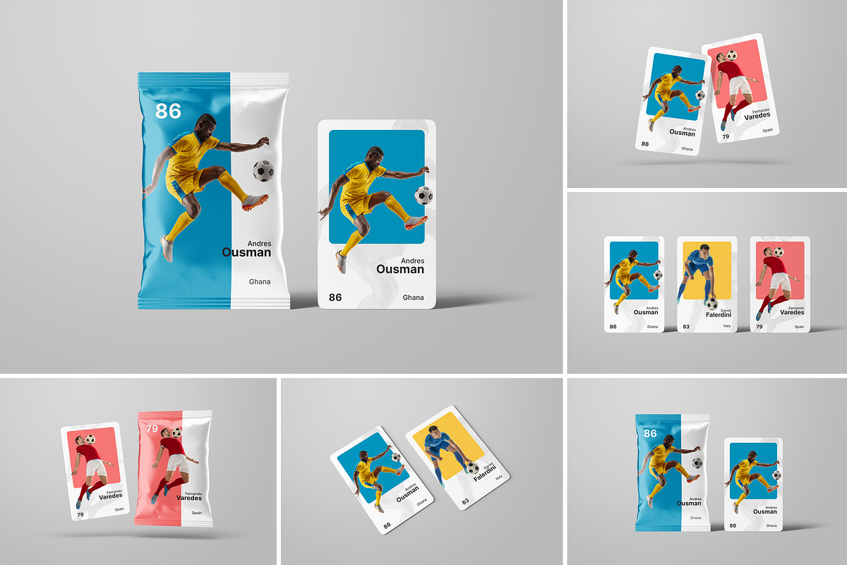 Trading Card Mockups, a Print Template by artimasa (Photo 1 of 7)