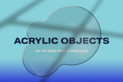 Acrylic Overlay Objects, an Object Graphic by The Fake PNG (Thumbnail 1 of 7)