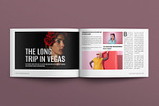 Fashion Magazine Design Landscape, a Magazine Template by E-Type (Thumbnail 4 of 8)