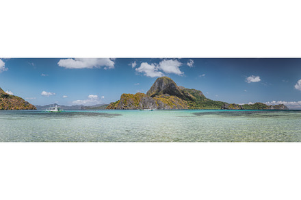 Ultra wide banner of El Nido bay, a Nature Photo by Igor Tichonow