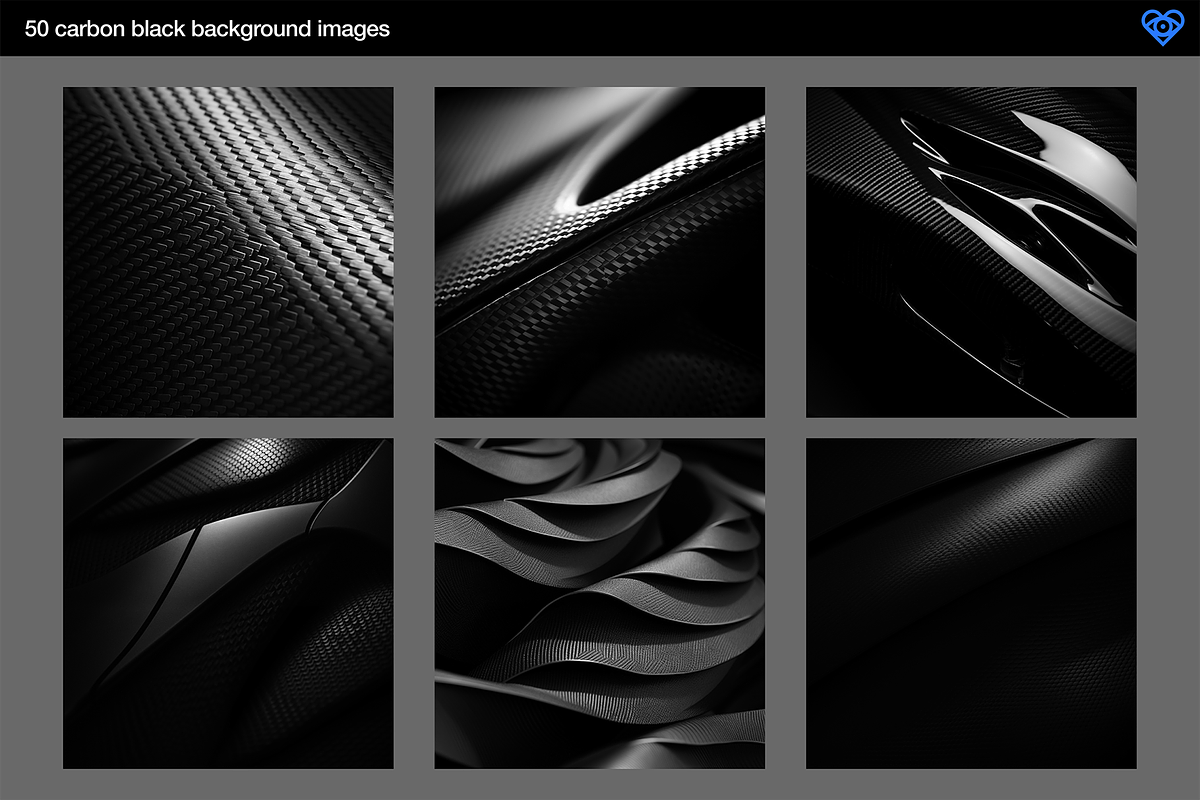Carbon - 50 Black & White Textures, a Background Graphic by ikono.me (Photo 5 of 6)