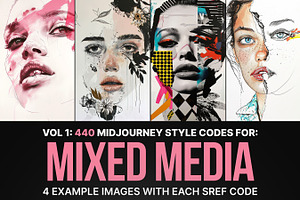 440 MJ Sref Codes for Mixed Media, an Illustration by Sevenstyles