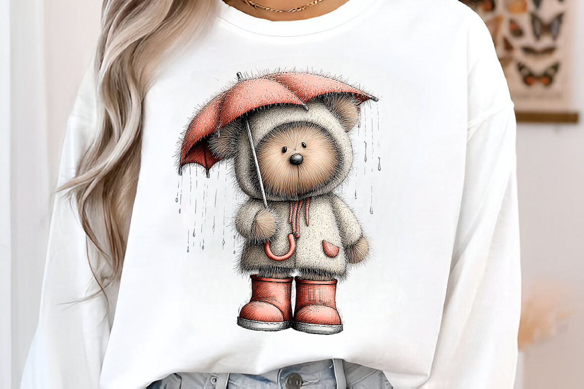 Teddy Bear Nursery Clipart, a Transportation Illustration by SinaCreation (Photo 4 of 5)