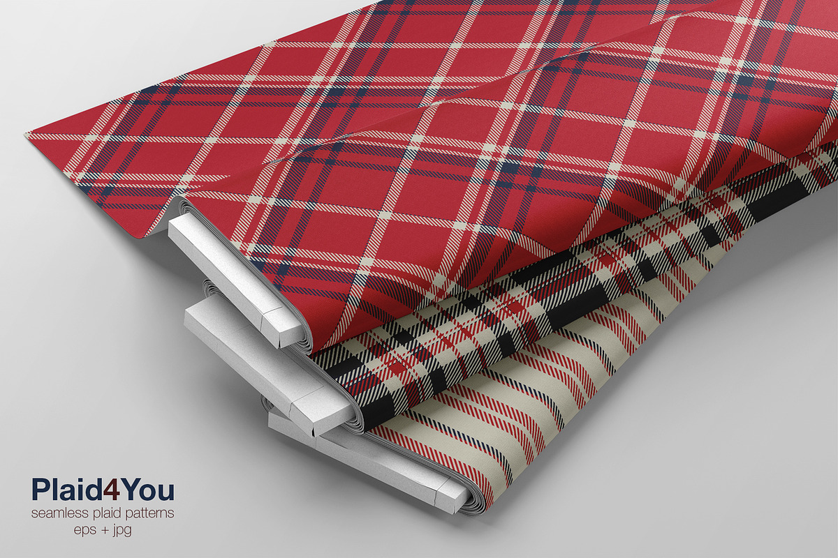 #51 Shirt Plaid Patterns EPS + JPG, a Pattern Graphic by Plaid4You (Photo 3 of 9)