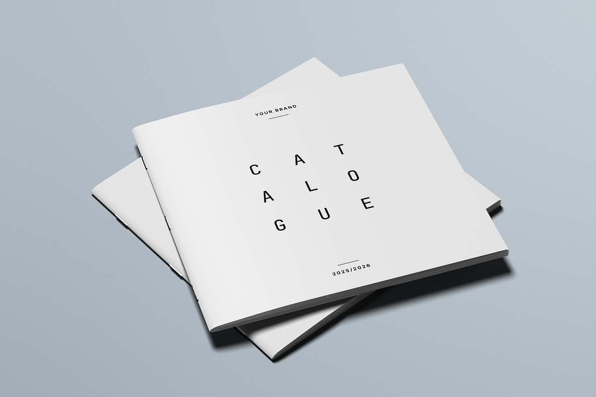 Square Catalog Mockup Kit, a Books & Magazine Mockup by Catkie - Digital Art (Photo 6 of 9)