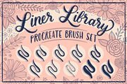 Liner Library Procreate Brush Set, a Brush Add-On by Kristin Nohe Juchs (Thumbnail 1 of 5)