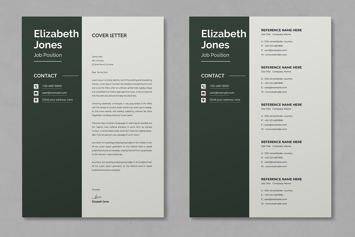 Resume Design Template, a Resume Template by MightyDesign (Photo 3 of 6)