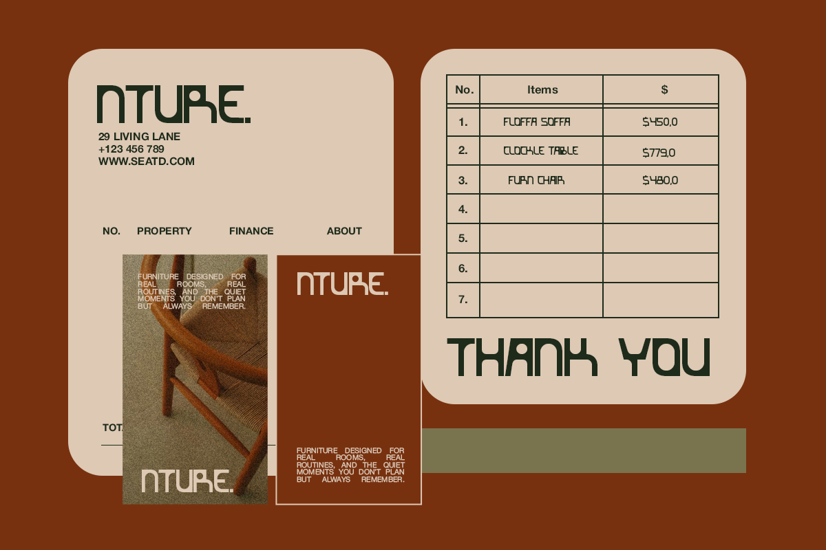 Rainke - Modern Furniture Brand Font, a Sans Serif Font by Pandeka Studio (Photo 3 of 9)