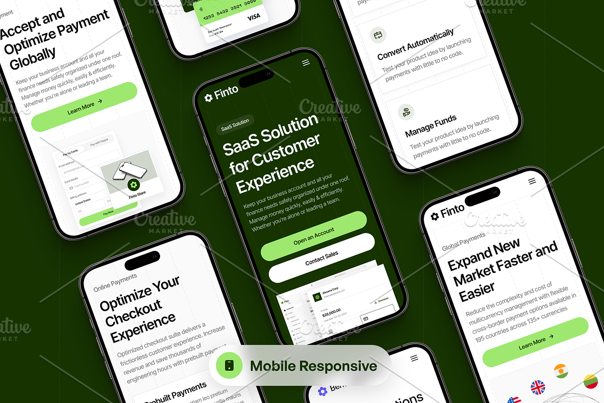 Finto - Finance Website Template, an UI Kit Template by Unpixel Design (Photo 6 of 8)