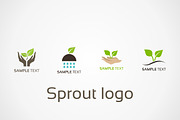 Sprout logo, a Branding & Logo Template by Vector (Thumbnail 1 of 3)