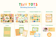 Tiny Tots Branding Starter Kit, a Branding & Logo Template by Hell Yeah Designs (Thumbnail 5 of 19)