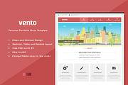 Vento - Portfolio Muse/HTML Template, a Websites & App Template by WellMadePixel (Thumbnail 1 of 5)