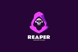 Reaper Simple Mascot Logo, a Branding & Logo Template by Artnivora.Std