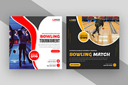 Bowling Tournament Social Media post, a Social Media Template by nandinigraphics (Thumbnail 2 of 2)