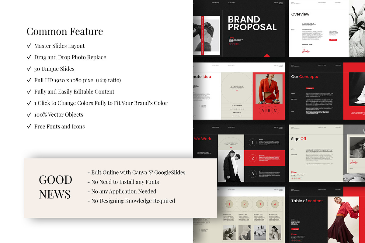 REVE | Brand Proposal GSL Canva, a Presentation Template by Studio Temply (Photo 4 of 13)