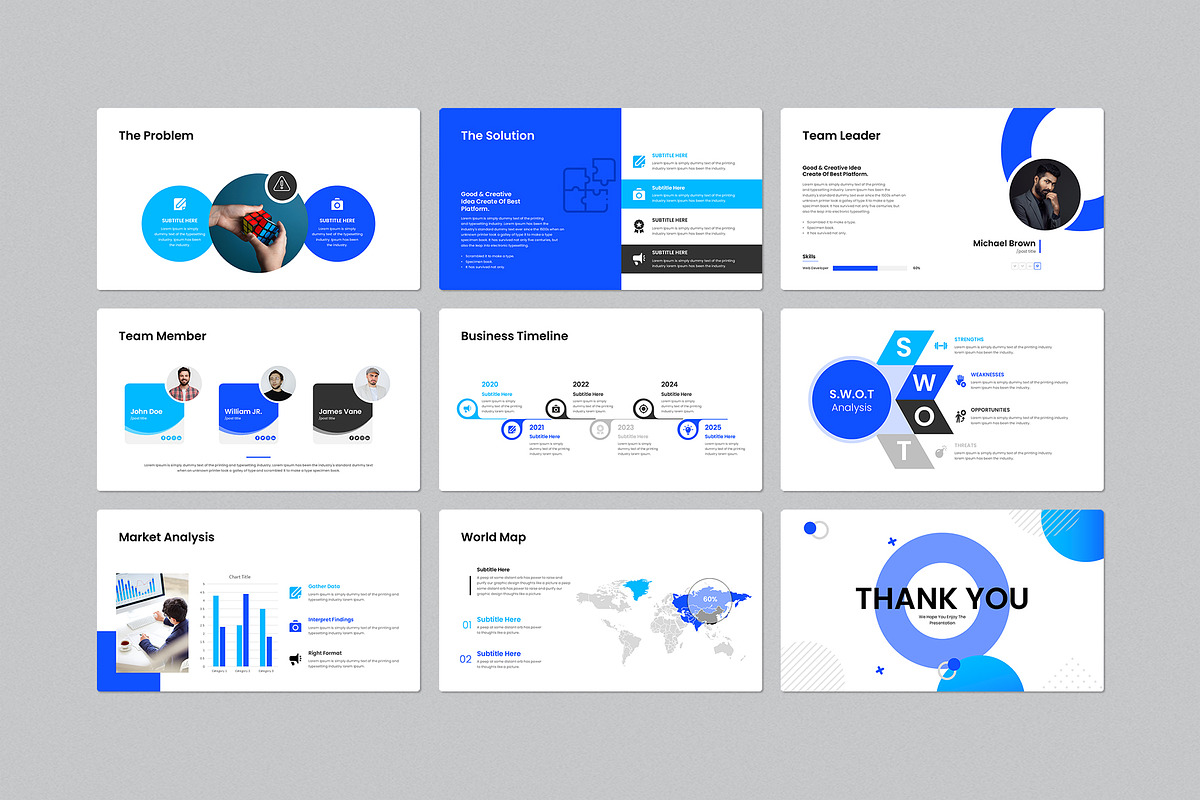 Business Presentation Template preview 3