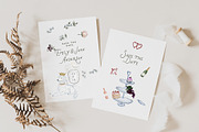 Whimsy Valentine Wedding Watercolor, an Object Graphic by Laras Wonderland (Thumbnail 4 of 11)